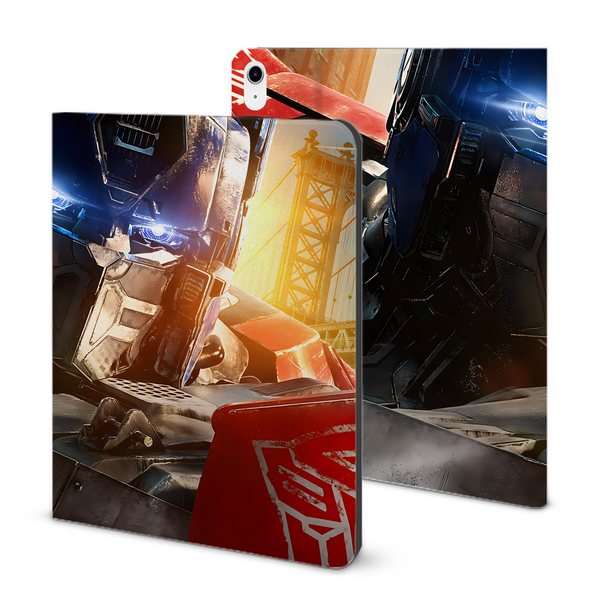 （画像用） Transformers トランスフォーマー IPad ケース ブック型 PUレザー TPU 耐衝撃 軽量 薄型 ペン収納なし 全面保護 IPad 各モデル対応
